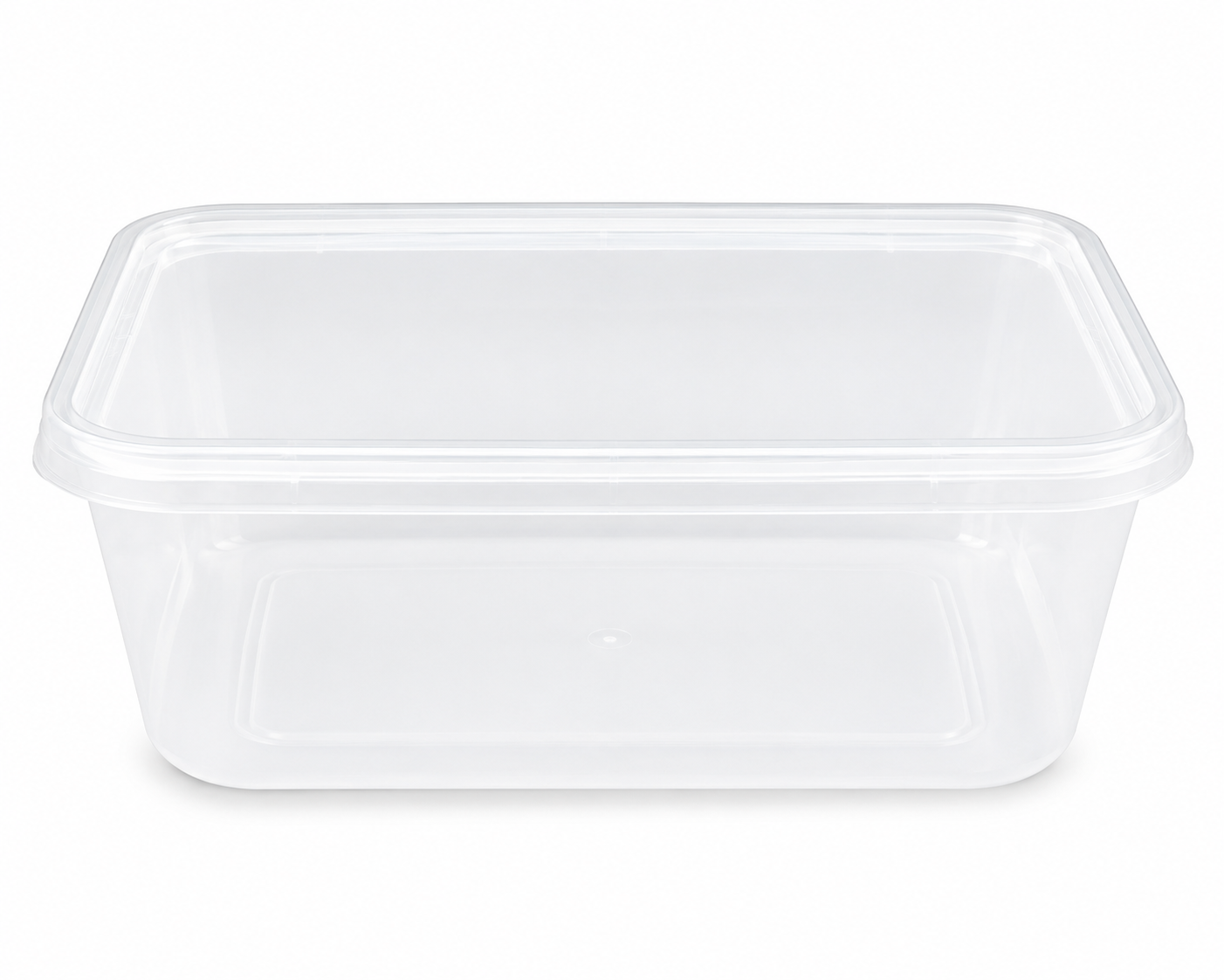Conteneur alimentaire rectangulaire 2 L avec couvercle