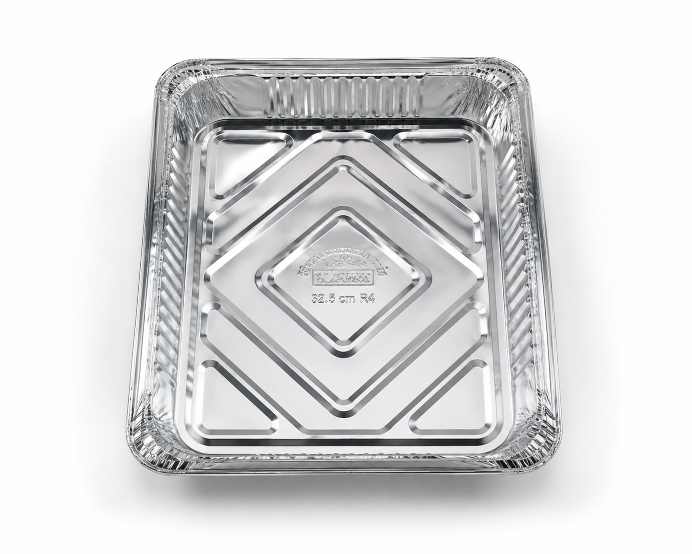 Plateau aluminium rectangulaire 23 × 17,5 cm