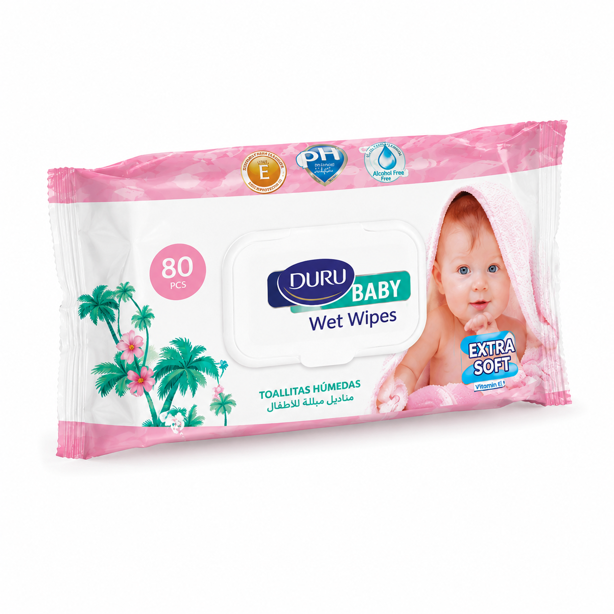 Lingettes Bébé Duru Baby Extra Soft – 80 pièces