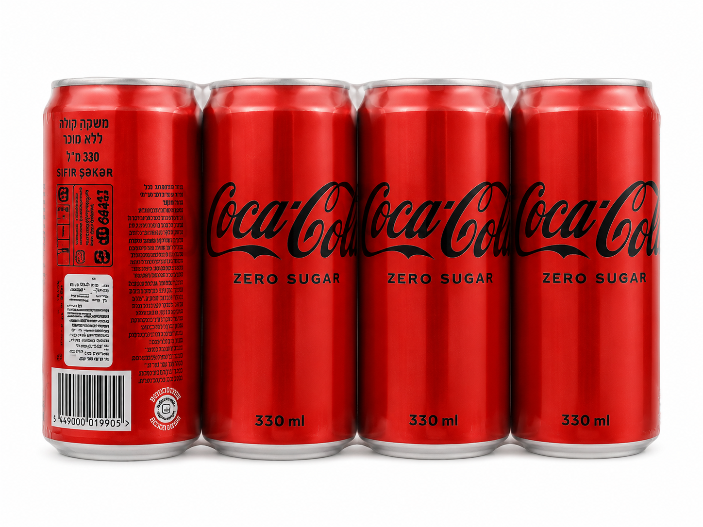 Pack de 12 canettes Coca-Cola Zero Sugar – 330 ml