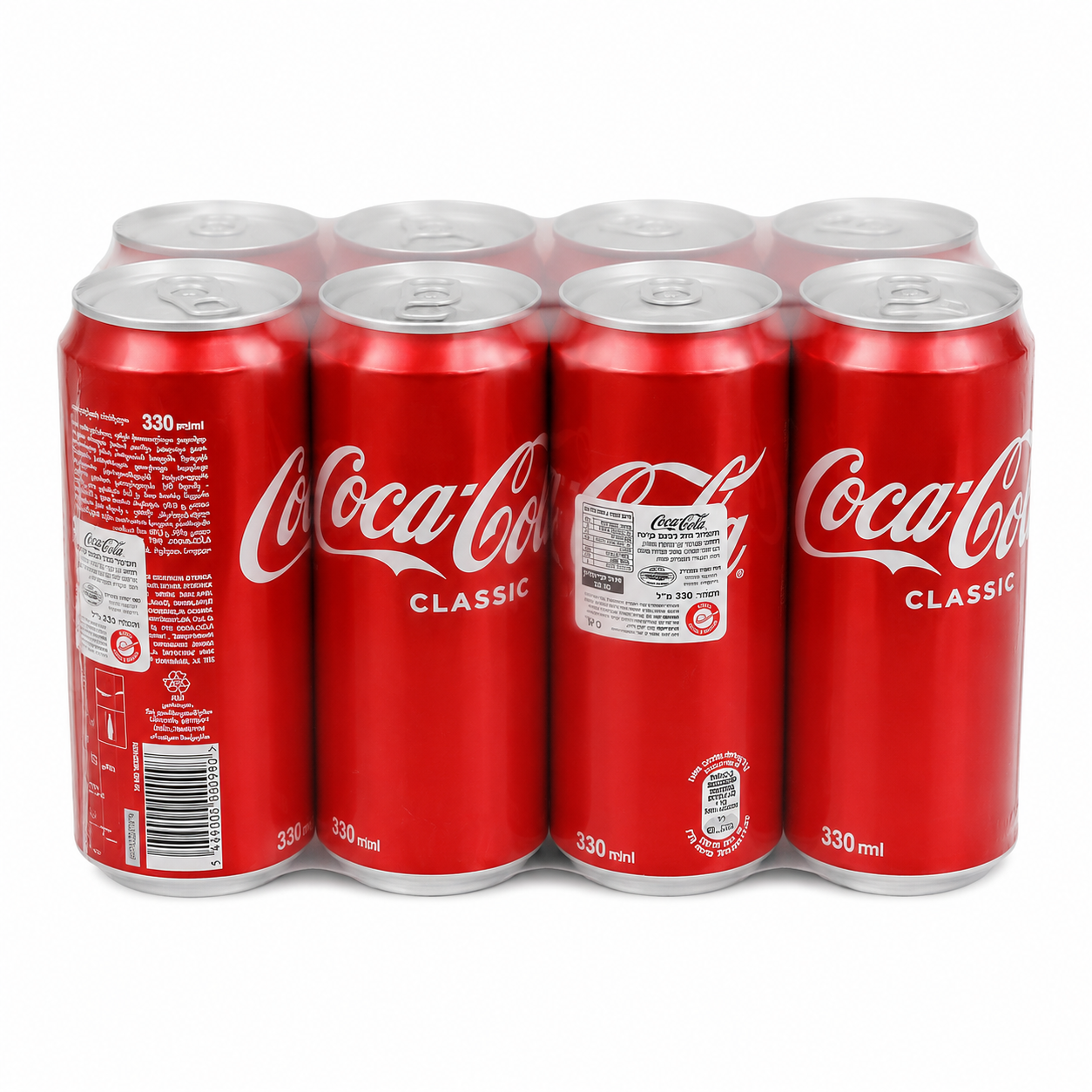 Pack de 12 canettes Coca-Cola Classic – 330 ml
